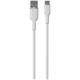 Puro Elektrik Puro Soft USB-A - USB-C Cable 1.5m - White