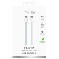 Puro Elektrik Puro Fabrik USB-C - USB-C Cable 1.5m 60W 480mbps - Blue