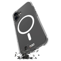 Puro Impact Clear D3O MagSafe Silicone Case for iPhone 16 - Transparent