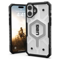 UAG Pathfinder Clear Magsafe iPhone 16 Plus Case - White