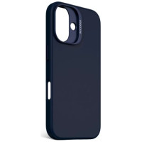 Decoded AntiMicrobial Silicone Backcover Case with MagSafe for iPhone 16 - Navy Blue