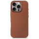 Decoded Leather Backcover case with MagSafe for iPhone 16 Pro - brown