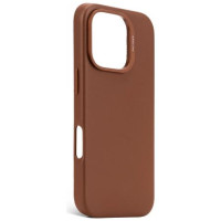 Decoded Leather Backcover case with MagSafe for iPhone 16 Pro - brown
