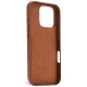 Decoded Leather Backcover case with MagSafe for iPhone 16 Pro - brown