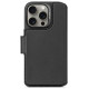Decoded Leather Detachable Wallet MagSafe Case with Wallet for iPhone 16 Pro - Black
