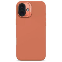 Decoded AntiMicrobial Silicone Backcover with MagSafe for iPhone 16 Plus - Orange