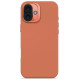 Decoded AntiMicrobial Silicone Backcover with MagSafe for iPhone 16 Plus - Orange