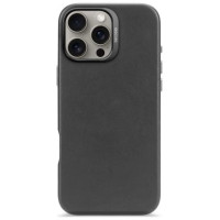 Decoded Leather Backcover case with MagSafe for iPhone 16 Pro Max - black