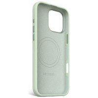Decoded AntiMicrobial Silicone Stacks Backcover Case with MagSafe for iPhone 16 Pro Max - Green