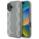 Dkny Checkered Pattern Magsafe iPhone 16 Case - Beige