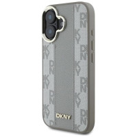 Dkny Checkered Pattern Magsafe iPhone 16 Case - Beige