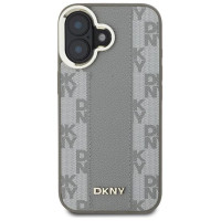 Dkny Checkered Pattern Magsafe iPhone 16 Case - Beige