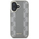 Dkny Checkered Pattern Magsafe iPhone 16 Case - Beige