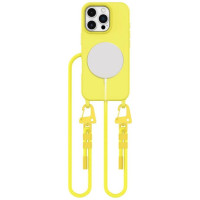 Tech-Protect MagNecklace MagSafe Case with Lanyard for iPhone 16 Pro Max - Yellow