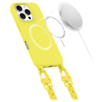 Tech-Protect MagNecklace MagSafe Case with Lanyard for iPhone 16 Pro Max - Yellow