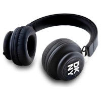 Dkny Metal Logo Bluetooth Over-Ear Headphones - Black
