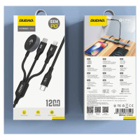 Dudao Apple Watch Dudao A12Max+ PD 100W 3in1 Charger Cable: USB-C Lightning 1.2m - Black
