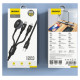 Dudao Apple Watch Dudao A12Max+ PD 100W 3in1 Charger Cable: USB-C Lightning 1.2m - Black