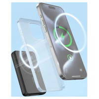 Dudao Powerbank Dudao K14S+ 10000mAh 20W USB-A / USB-C / MagSafe with stand - black