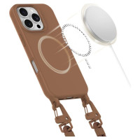 Tech-Protect MagNecklace MagSafe iPhone 16 Pro Case - Brown
