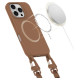 Tech-Protect MagNecklace MagSafe iPhone 16 Pro Case - Brown
