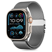 Tech-Protect Milano Strap for Apple Watch 6 / 7 / 8 / 9 / 10 / SE / Ultra 1 / 2 (44 / 45 / 46 / 49 MM) - Silver