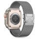 Tech-Protect Milano Strap for Apple Watch 6 / 7 / 8 / 9 / 10 / SE / Ultra 1 / 2 (44 / 45 / 46 / 49 MM) - Silver
