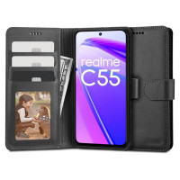 Tech-Protect Wallet Case for Realme C55 - Black