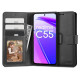 Tech-Protect Wallet Case for Realme C55 - Black