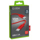 SBS TECABLETISSUETCCR USB-C - USB-C 1.5m 60W Braided Cable - Red