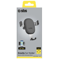 SBS TESUPPCLIPGRAVK smartphone holder for air vent, gravity - black