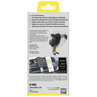 SBS TESUPPCLIPGRAVK smartphone holder for air vent, gravity - black