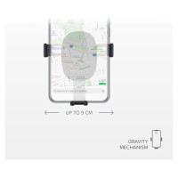 SBS TESUPPCLIPGRAVK smartphone holder for air vent, gravity - black