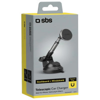 SBS TESUPMAGEXT Telescopic Smartphone Holder Compatible with MagSafe - Black