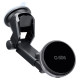 SBS TESUPMAGEXTWIR15W Telescopic Smartphone Holder with Wireless Charger, MagSafe Compatible, for Windshield and Dashboard - Black