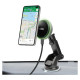 SBS TESUPMAGEXTWIR15W Telescopic Smartphone Holder with Wireless Charger, MagSafe Compatible, for Windshield and Dashboard - Black