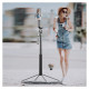 Wozinsky WST-360YS Selfie Stick with Tripod Function with 360° AI Auto Face Tracking Gesture Control - Black