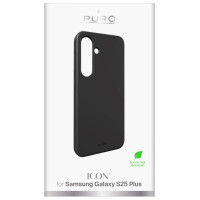Puro Icon Silicone Case for Samsung Galaxy S25+ - Black