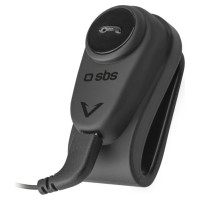 SBS TEEARSETMONOMOTOBTK mono wireless headset for motorcycle helmet - black