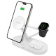 Tech-Protect QI15W-A41 3in1 Wireless Charger with MagSafe for Apple Devices - White