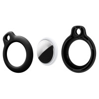 Tech-Protect Rough 2-pack case for Apple AirTag - black