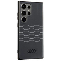 Audi IML Geometric Pattern Case S24 Ultra S928 black/black hardcase AU-IMLS24U-A6/D3-BK