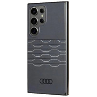 Audi IML Geometric Pattern Case S24 Ultra S928 black/black hardcase AU-IMLS24U-A6/D3-BK