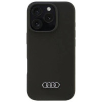 Audi Silicone Case iPhone 16 Pro 6.3" black/black hardcase AU-LSRIP16P-Q3/D1-BK