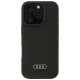 Audi Silicone Case iPhone 16 Pro 6.3" black/black hardcase AU-LSRIP16P-Q3/D1-BK
