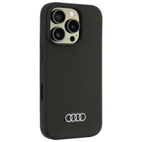 Audi Silicone Case iPhone 16 Pro 6.3" black/black hardcase AU-LSRIP16P-Q3/D1-BK