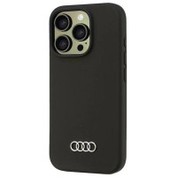 Audi Silicone Case iPhone 16 Pro 6.3" black/black hardcase AU-LSRIP16P-Q3/D1-BK