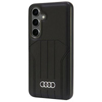 Audi Synthetic Leather MagSafe S24 S921 black/black hardcase AU-TPUPCMS24-Q5/D1-BK