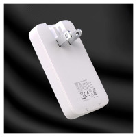 Dudao GaN Dudao A65Q 65W USB-A / USB-C PD Ultra-Thin Travel Wall Charger EU / US - White