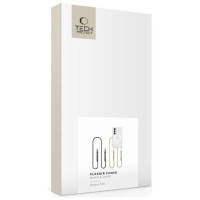 Tech-Protect FlexAir Chain MagSafe Case for Samsung Galaxy S25 - Black-Beige